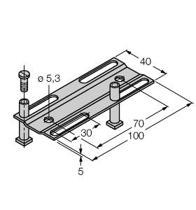 [6942910] Turck Accessories, Adjusting bar (LSAP-2)