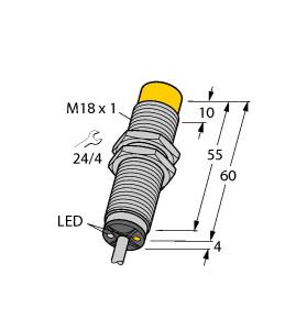 [4282410] Turck Inductive Sensor (NI12U-M18-ADZ30X2)
