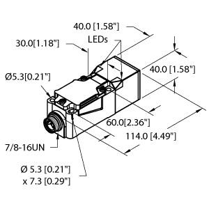 [4224291] Turck Inductive Sensor (NI20-CP40-FDZ30X2-B1131)