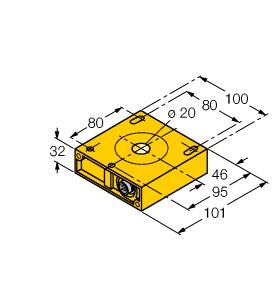 [1410001] Turck Inductive Sensor, Ring Probe (NI20R-)