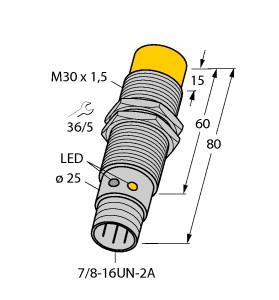 [4281912] Turck Inductive Sensor (NI20U-G30-RDZ30X2-B1131)