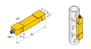 [1625822] Turck Inductive Sensor, Detection of Small and Fast Tube-guided Parts (NI20U-TS12-AN6X2-V1131)