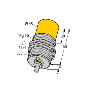 [13089] Turck Inductive Sensor (NI25-G47-AZ3X)