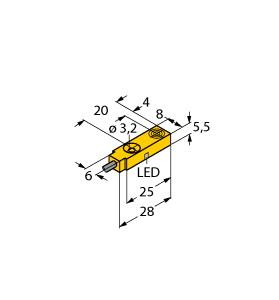 [4613603] Turck Inductive Sensor (NI3.5-Q5.5-RP6X)