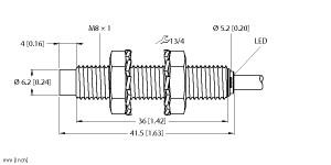 [4602740] Turck Inductive Sensor (NI3-EG08-AP6X)