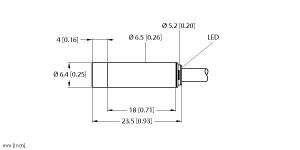[4610300] Turck Inductive Sensor (NI3-EH6.5K-AN6X)