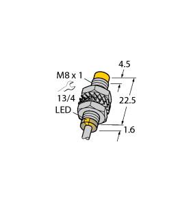 [4602851] Turck Inductive Sensor, With Increased Switching Distance (NI3-M08K-AP6X)