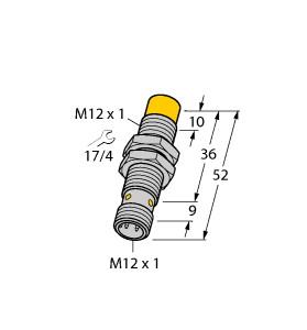 [4606795] Turck Inductive Sensor (NI4-M12-AP6-H1141)
