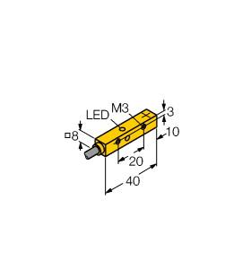 [4635807] Turck Inductive Sensor, With Extended Switching Distance (NI4U-Q8SE-AP6X)