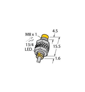 [4602944] Turck Inductive Sensor, With Increased Switching Distance (NI5-M08KK-AP6X)