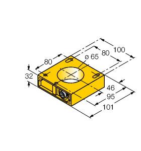 [1440007] Turck Inductive Sensor, Ring Probe (NI65R-)