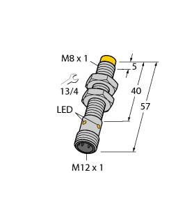 [4635802] Turck Inductive Sensor, With Extended Switching Distance (NI6U-EG08-AP6X-H1341)
