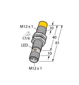 [1644155] Turck Inductive Sensor (NI8U-M12-AN6X2-H1141)