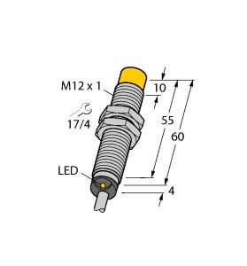 [1644104] Turck Inductive Sensor (NI8U-M12E-AP6X F2)