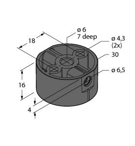 [1590812] Turck Accessories, Positioning Element, For Angle Sensors RI-QR14 (P1-RI-QR14)