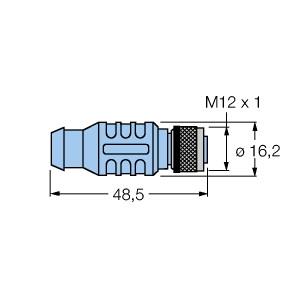 [U2251-5] Turck Accessories for Fieldbus Systems, Bus termination resistor (RKE 57-TR2)