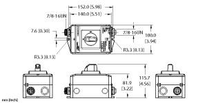 [A9668] Turck Power Accessory, Power disconnect switch (RSF RKF 44/DS)
