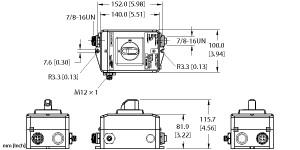 [A9669] Turck Power Accessory, Power disconnect switch (RSF RKF 44/DS/AUX)