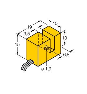 [1719000] Turck Inductive Sensor, Slot-type (SI3.5-K10-AN7)