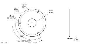 [1590939] Turck Accessories, Shield Plate, For Encoders RI-QR24 (SP2-QR24)