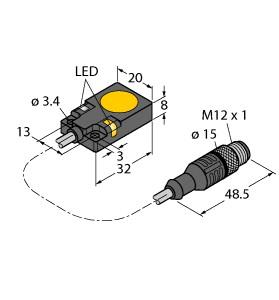 [7030553] Turck HF Read/Write Head (TB-Q08-0.15-RS4.47T)