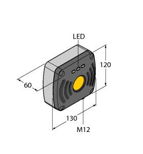 [7030520] Turck UHF Read/Write Device (TN865-Q120L130-H1147)