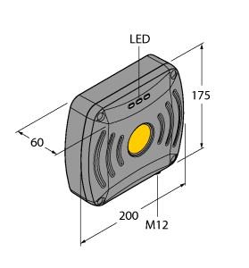 [7030457] Turck UHF Read/Write Device (TN902-Q175L200-H1147)