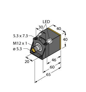 [7030006] Turck HF Read/Write Head (TN-CK40-H1147)
