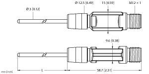 [9910533] Turck Temperature Detection, With Current Output (TTM100C-203A-CF-LI6-H1140-L100)