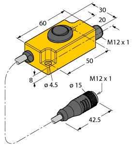 [6967114] Turck Accessories, Teach Adapter (TX1-Q20L60)