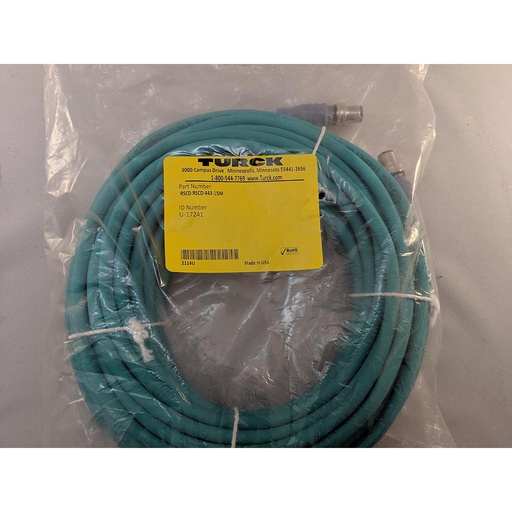 [U-17241] Turck Ethernet Cordset, Extension Cordset (RSCD RSCD 443-15M)