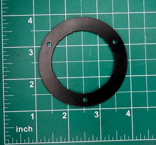 [20-1-STEEL-FF] 2" Steel Front Flange, Black, for 110 Series