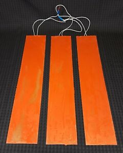 [010400C1-0002H] Watlow Flexible Silicone Rubber Heater, Wirewound Element, 1"W x 40"L, 120V, 200W, 36" Lead