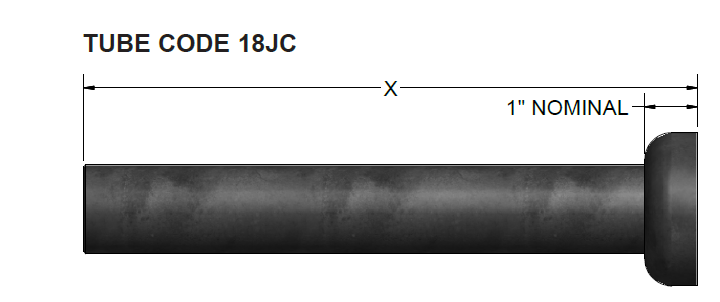 [18JC-18] PROTECTION TUBE SILICON CARBIDE
