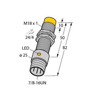 [4695300] Turck Inductive Sensor (NI10-G18-AN6X-B1341/UL)