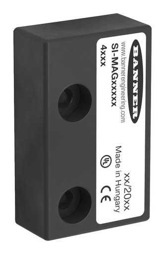 [807138] Banner Coded Magnet: Small Rectangular Magnet; Repeat Switching Accuracy: +/- 0.1 mm; Dimensions: 43 x 26 mm: Standard Force; Used With Model: SI-MAGB2SM (SI-MAGB2MM)