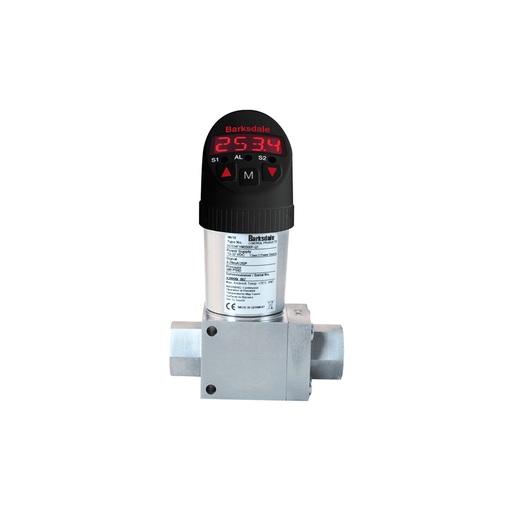 [BTS31NXM6.00Z2] Barksdale BTS3000 Electronic Dual Temperature Switch, Dual Switch, 1/4" NPT, No Seal, M12 Conn, 6" Probe, 0 to 100 °C
