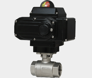 [WE01-ETD01-A] WE01 2-Piece Stainless Steel Ball Valve, 1&quot;, 110VAC Electric, 2 Position
