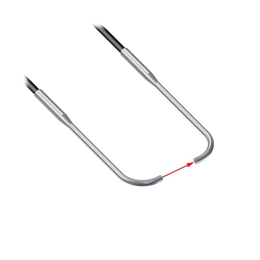[26637] Banner Plastic Fiber, Opposed Mode; Core Dia.: 0.25 mm; Fiber Length 2 m; Angle; Free cut (PIA16U)