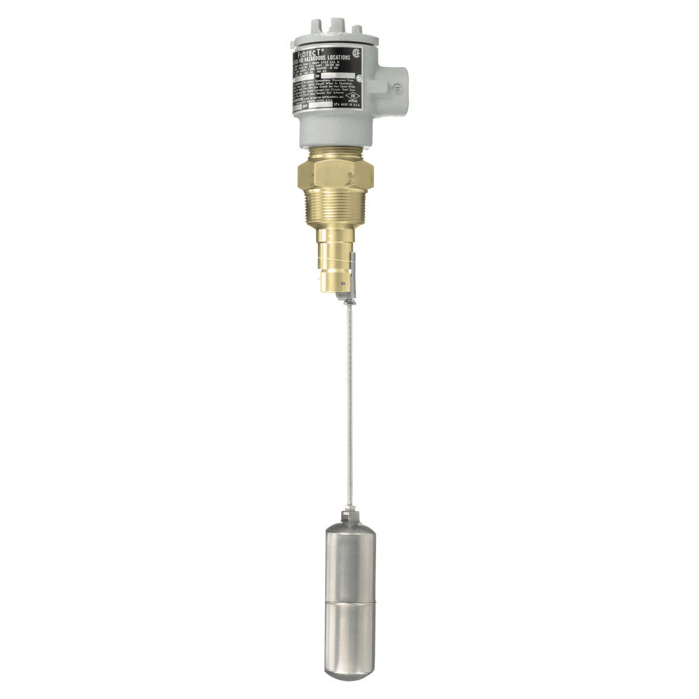 [L4] Float switch, brass body, 316SS float, side wall mounting.