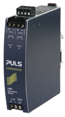 [YRM2.DIODE] PULS Redundancy Module, Diode, 24-48VDC, 20A, 2 x 10A Dual Input, Signal Contacts