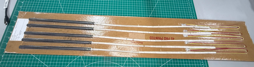 [26-501T-12] 12" Type K 446SS thermocouple tip with 43" leads