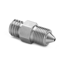 [XTHA-2MS0-XH] 1/4" male High Pressure x male Quick-test XT, S.S. (for Branom shop use only)