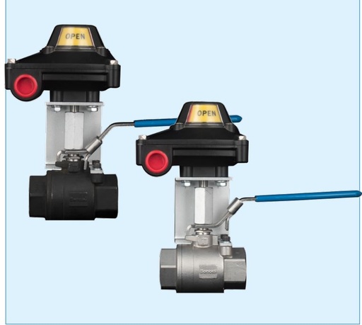 [700LL-LS2-3/4"] Bonomi, 3/4"npt Manual Ball Valve With Limit Switches