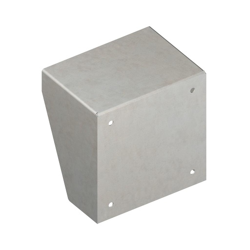 [26881] Banner Bracket Shroud Q120; 16 Gauge 304 SS; Hardware Packet 5 x M4 x 0.7 x 12 PPHMS-SS 5 x M4 ITLW-SS (SMBWSQ120)