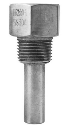 [208779-SS] Thermowell, SS, 1/2"NPT, for 2" Probe