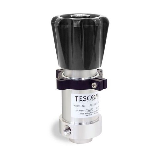 [26-1063-24] Pressure Reducing Regulator w/Integral Self Relieving Vent Valve, 316 SS Body, 25-4000 PSI Outlet, 1/4" NPT Ports