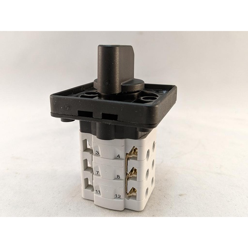 [M10H-E-M31-270-503-G2] 4 POSITION AMMETER SELECTOR SWITCH, L1/L2/L3/OFF (S03-SAB SW3-AMPS) SWA-4P-10A