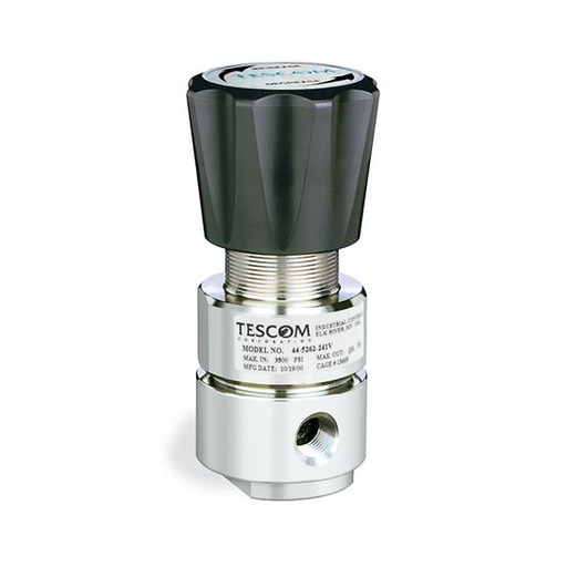 [44-5261-242] PRESSURE REDUCING REGULATOR, 316SS, 1-50PSIG OUTLET, 1/4"NPTF, 400PSIG INLET