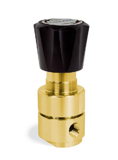 [44-3212H263-003] Pressure Reducing Regulator, Brass Body, 0-100 PSI (0-6.9 Bar) Outlet, 3/8" NPT, 500 PSIG (34.5 Bar) Max Inlet Pressure, No Gauge Ports